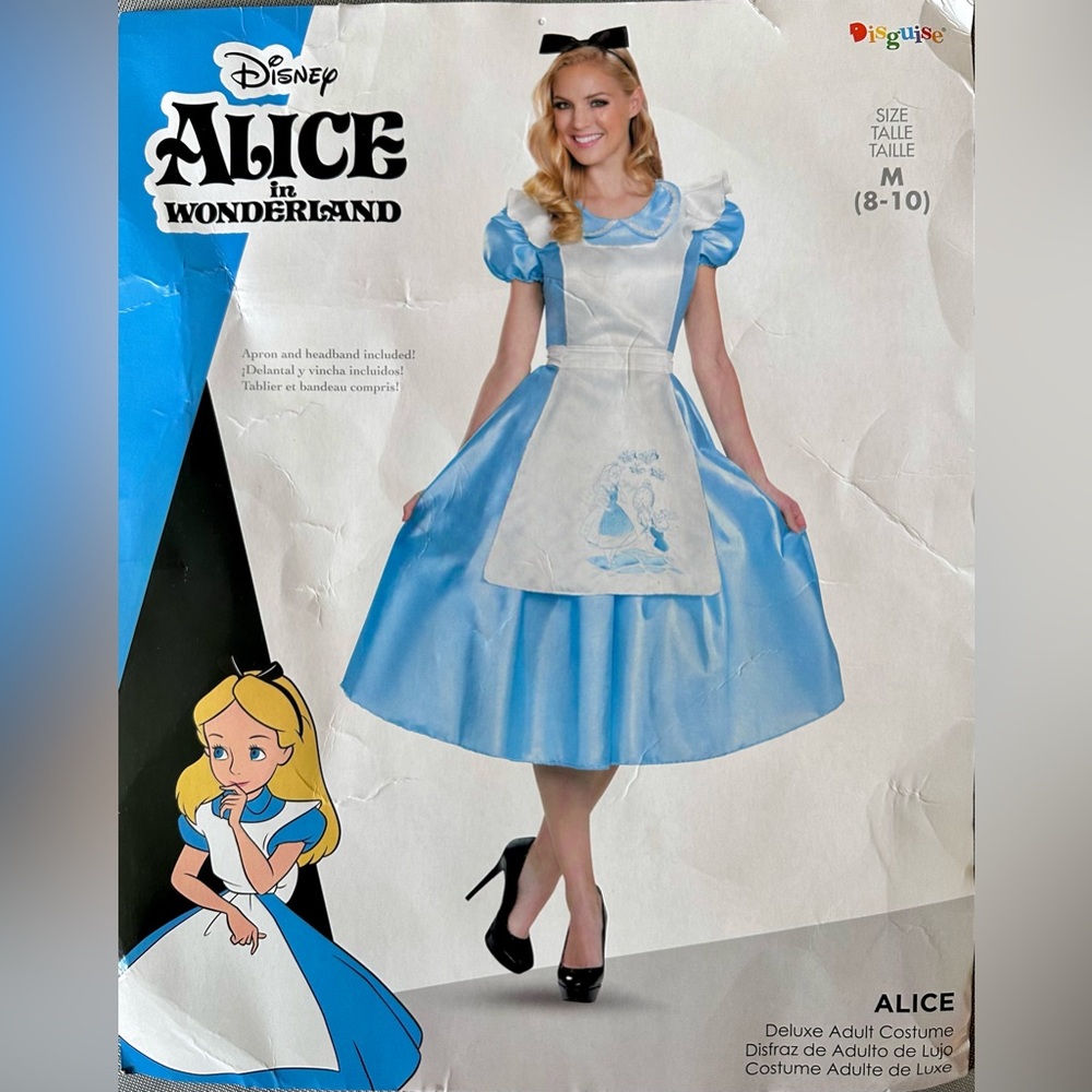 Women’s Alice costume with headband